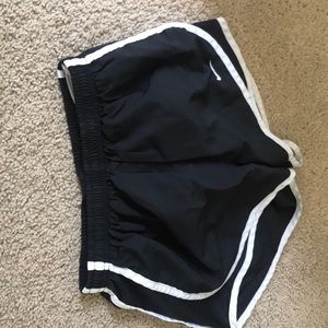 black & white nike shorts